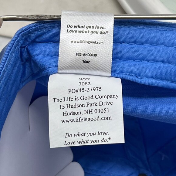 Life is Good Bold Heart Flower Chill Cap Kids L/XL Adjustable Strap Cotton NEW - Picture 8 of 9